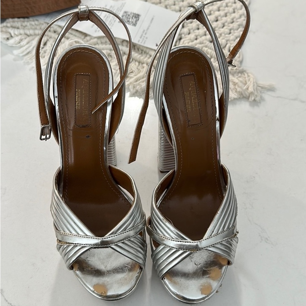 Aquazzura Silver Heel